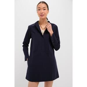 POMANDER PLACE Navy Twill Denim Rohan Shirt Dress Size XXL NWT